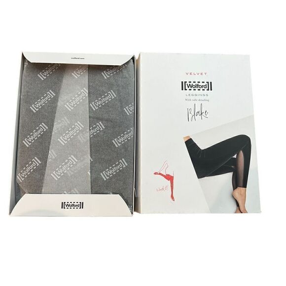NWT Wolford Blake Velvet Leggings - Picture 12 of 14